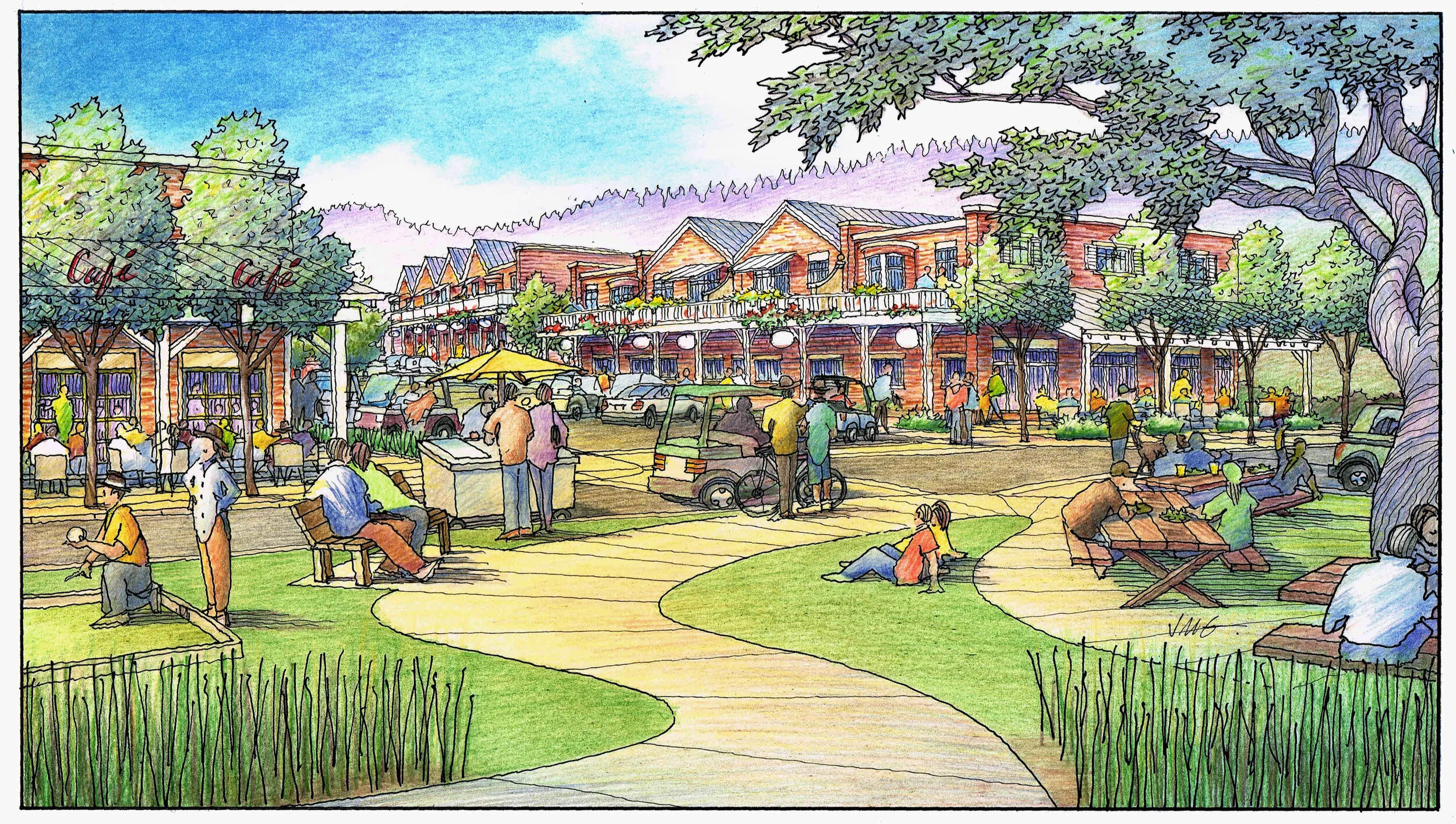 Modern Community Development PLANNING & COMMUNITY — MICHAEL KENT MURPHY & MAUREEN MURPHY ARCHITECTS