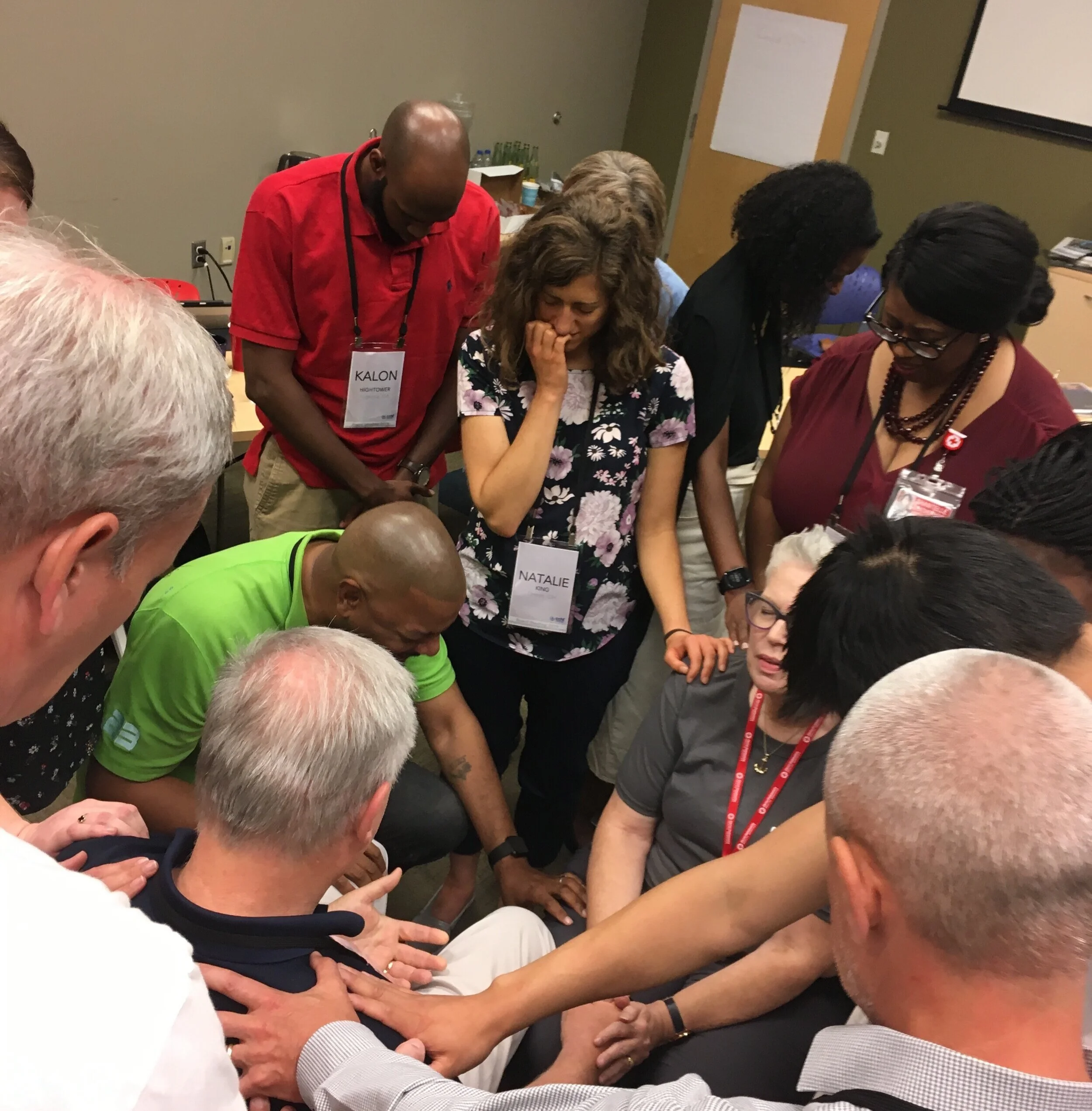 CCHF Board praying for Vic and me.
