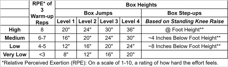 Selecting Box Heights — MovementLink Gym