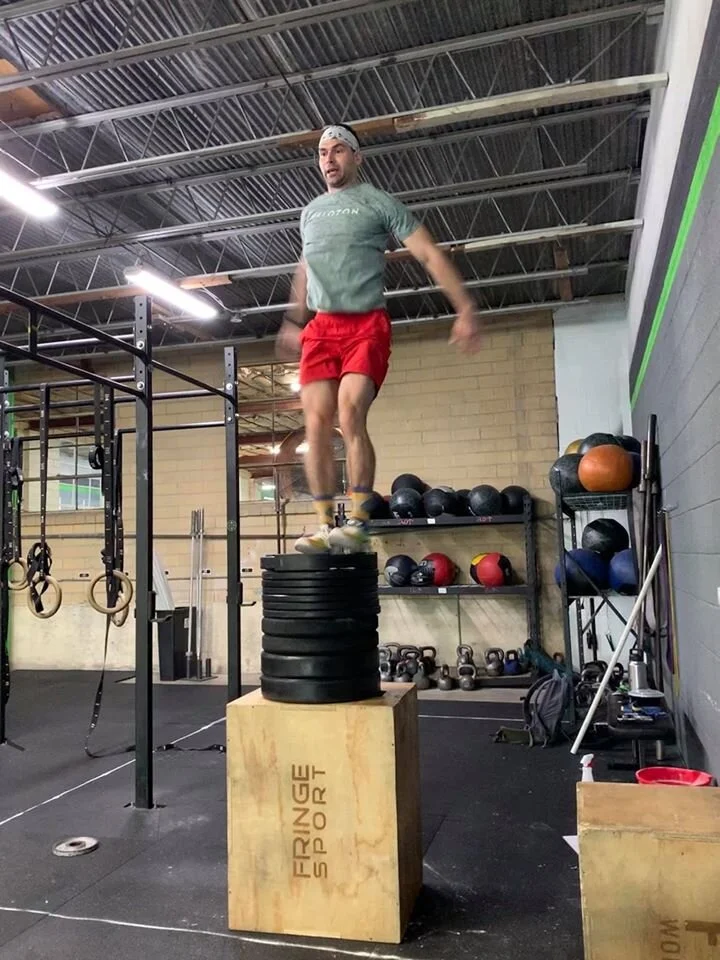 Instead of 30 Box Jumps, Portillo tried to trade them for 1 incredible Box Jump.