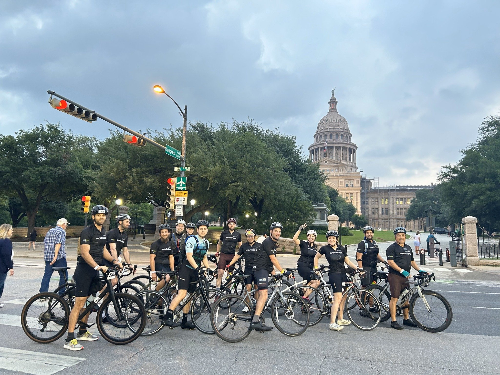 Another Austin to College Station, MS 150 in the books!  Thanks to Kimberly Blunt for organizing, @workrise_hq  for sponsoring, and the tons of donations, support, and volunteers that made the event so amazing!
