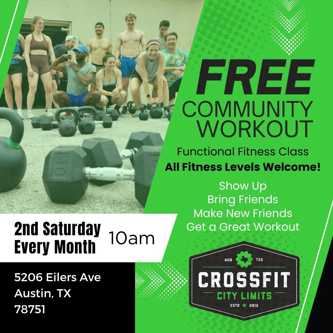 Join us this Saturday 11/8 at 10am for a FREE functional fitness class! Bring your friends, family, neighbors, coworkers, etc! Free for everyone and all fitness levels can participate. Share this post to recruit more workout buddies 💪😁