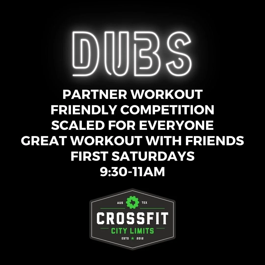 First Saturday DUBS Partner Workouts