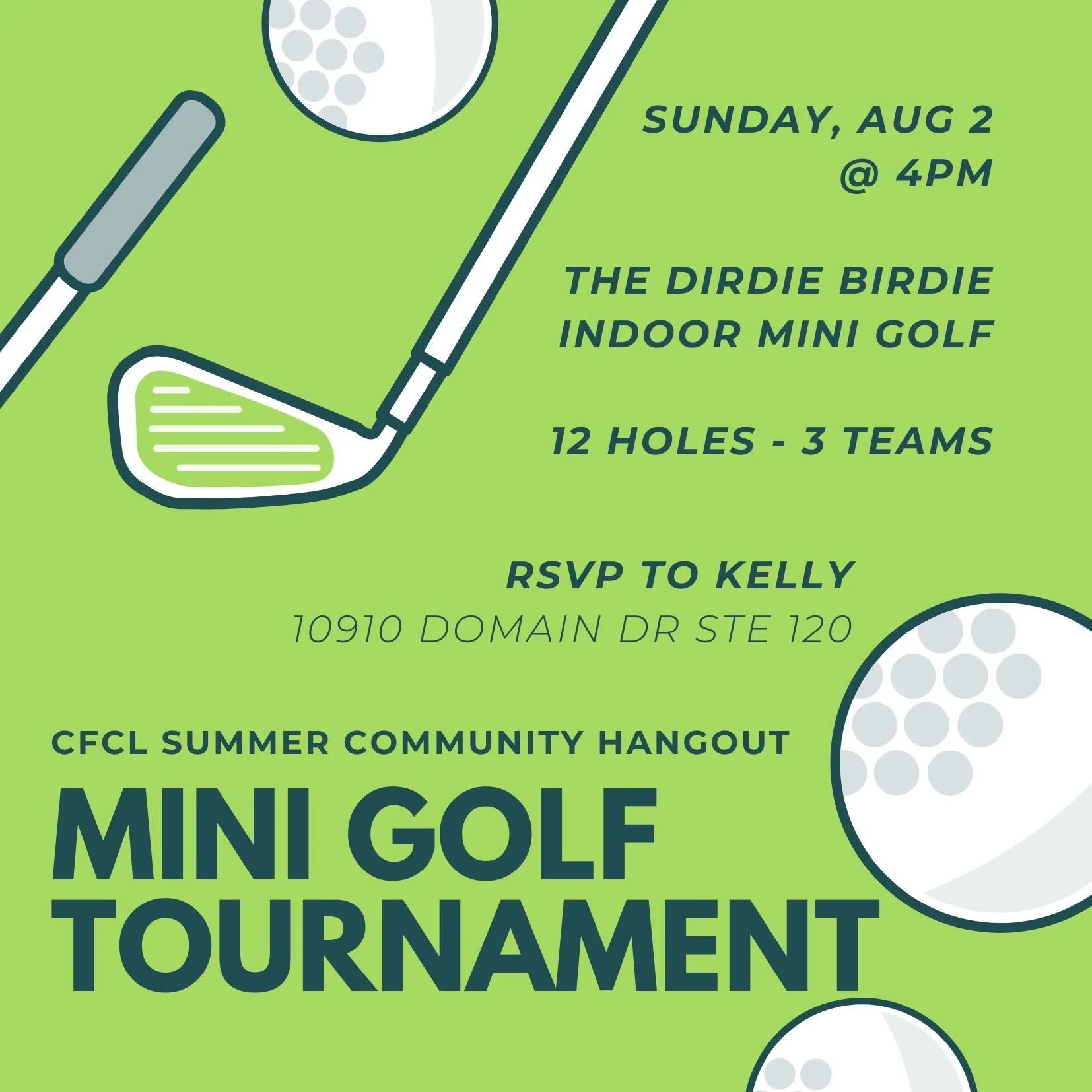 CFCL Mini Golf Tournament
