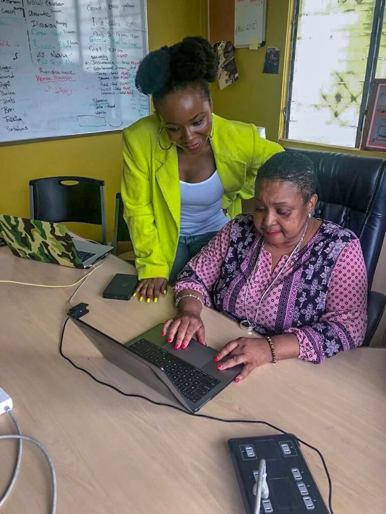 Sharon Burke &amp; myself