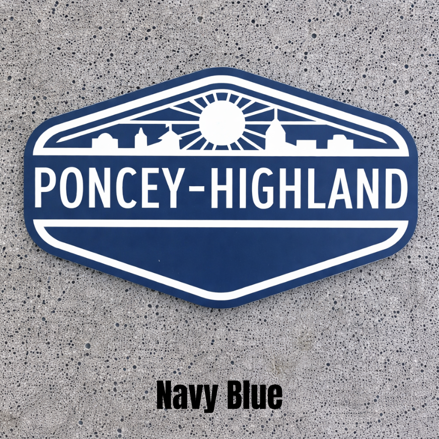 Poncey-Highland Porch Signs
