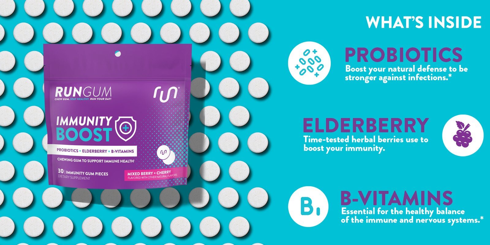 Run Gum Launches Immunity Gum, a New Chewing Gum to Support Immune Health