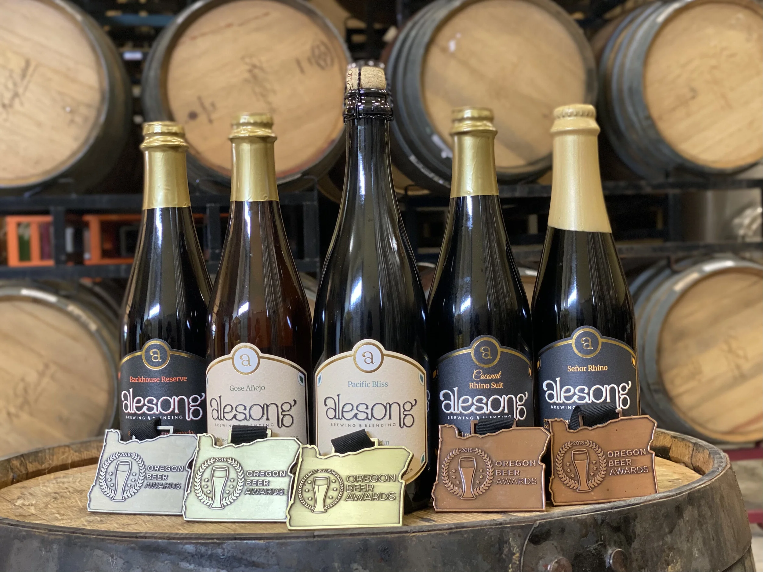 Alesong Wins 5 Medals, Small Brewery of the Year at 2021 Oregon Beer Awards