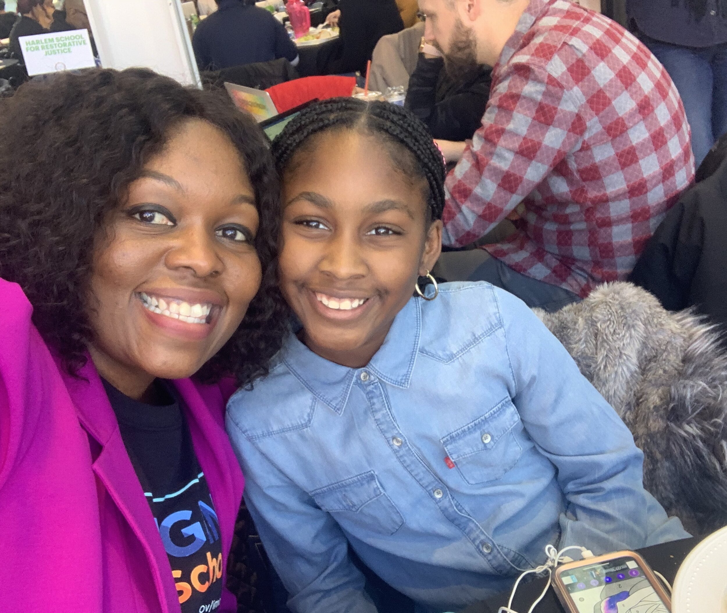 Melissa, with her daughter.