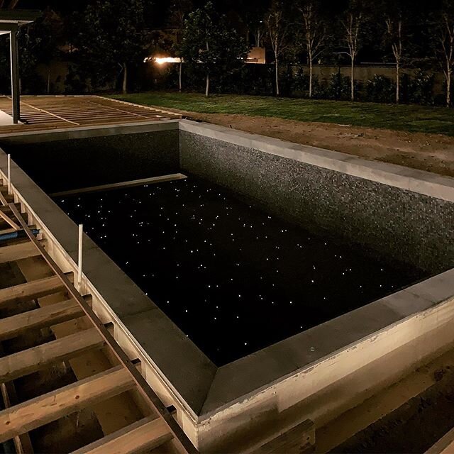 Another Successful Supply and Install by us!!! Fiber optic Starry Sky in a swimming pool!! #gfplighting #fiberopticlight #fiberopticlighting #fiberopticstarrysky #linearlighting #led #lightingdesign #ledstrip #ledstriplighting #ledlight #lighting #li