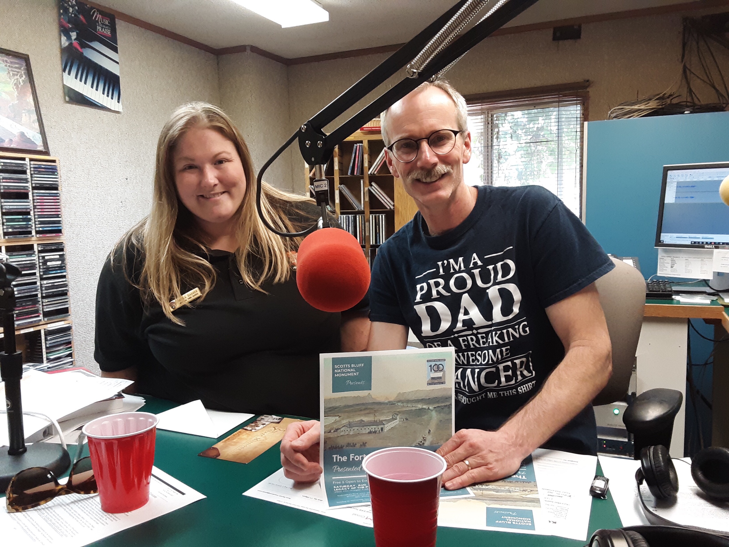  Kayla Gasker from the Scotts Bluff National Monument &amp; Russ Garrett 