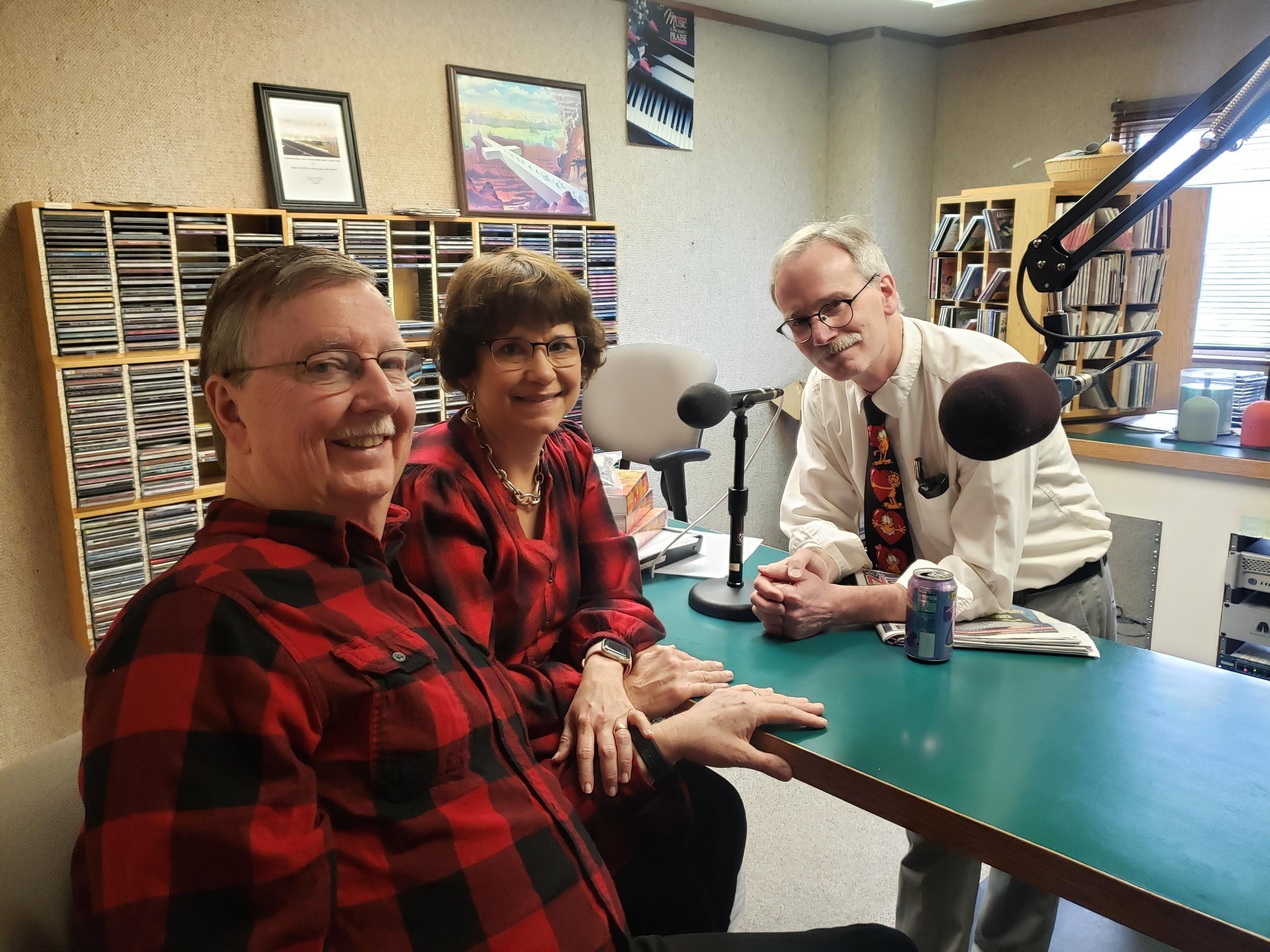 Pastor Charlie and Louan Bagley with Russ Garrett