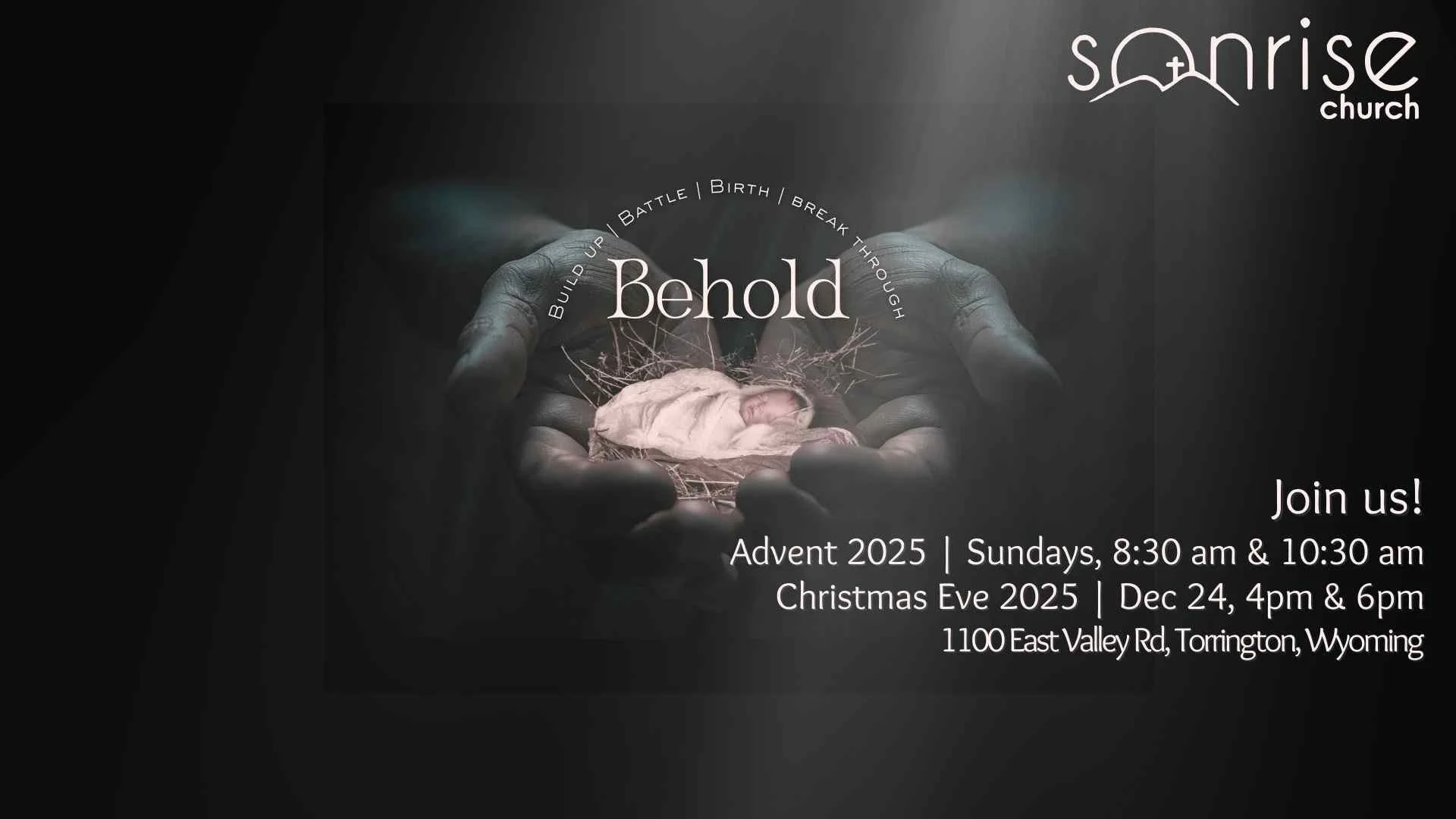 Christmas Eve Services at SONrise Church in Torrington