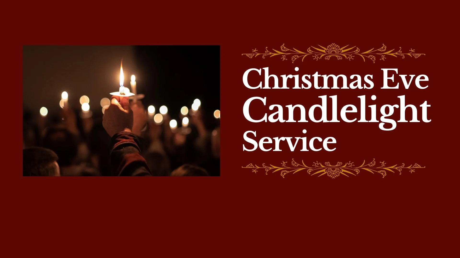 Christmas Eve Candlelight Service at Cornerstone Church