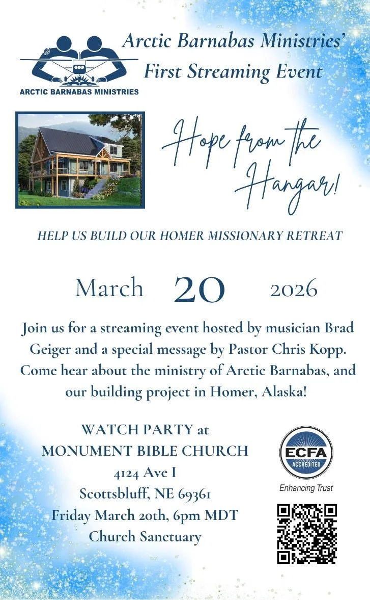 Arctic Barnabas Ministries First Streaming Event
