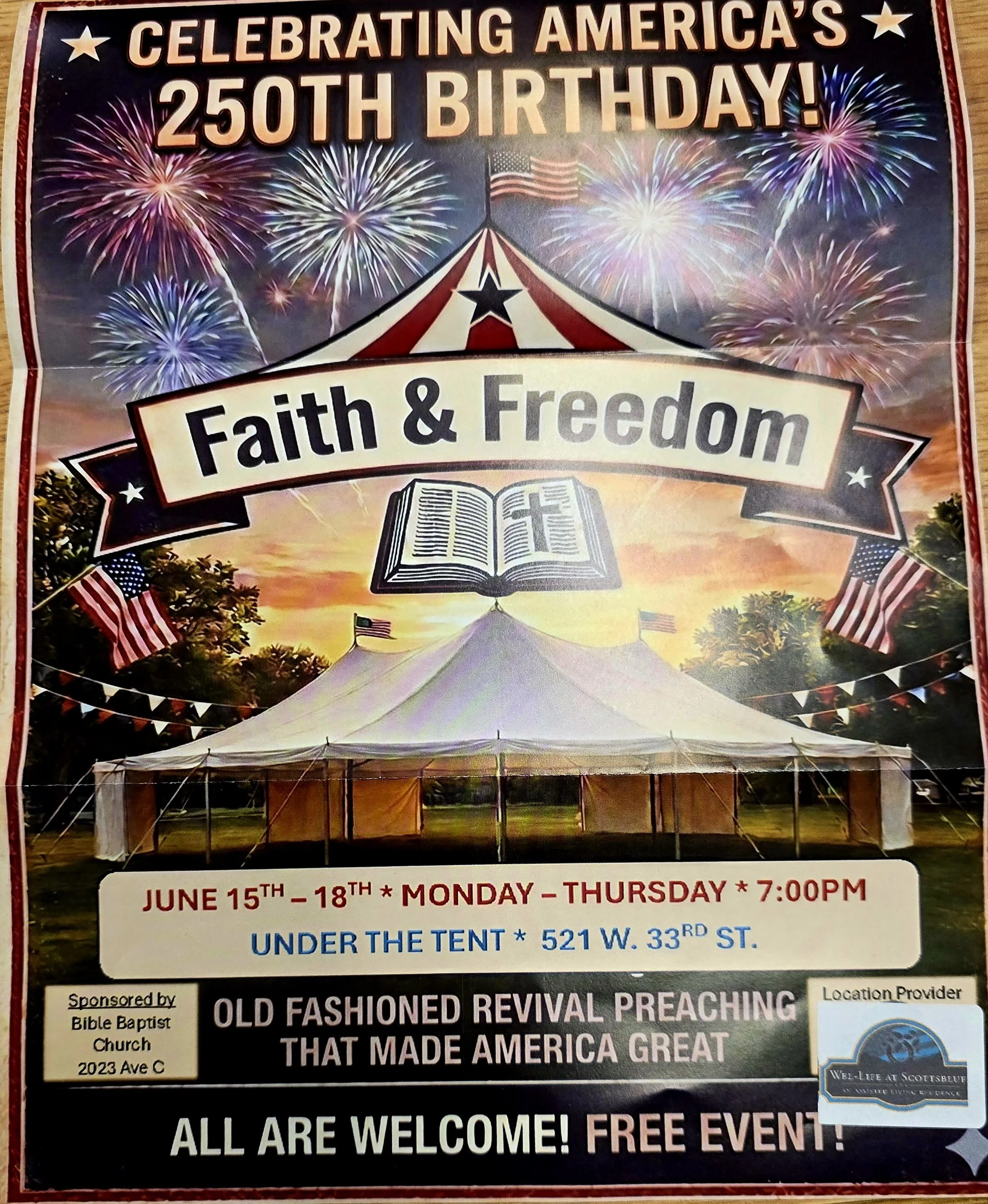Tent Revival Meeting