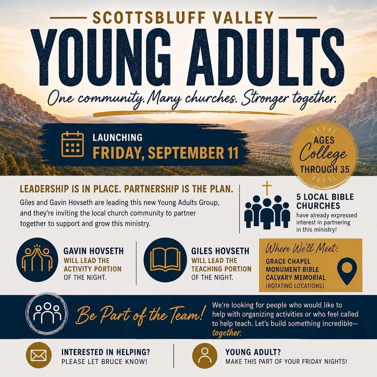 Scottsbluff Valley Young Adults Group