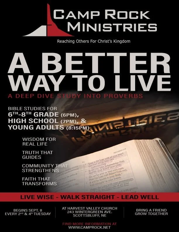 Camp Rock Ministries Bible Studies at Harvest Valley Church