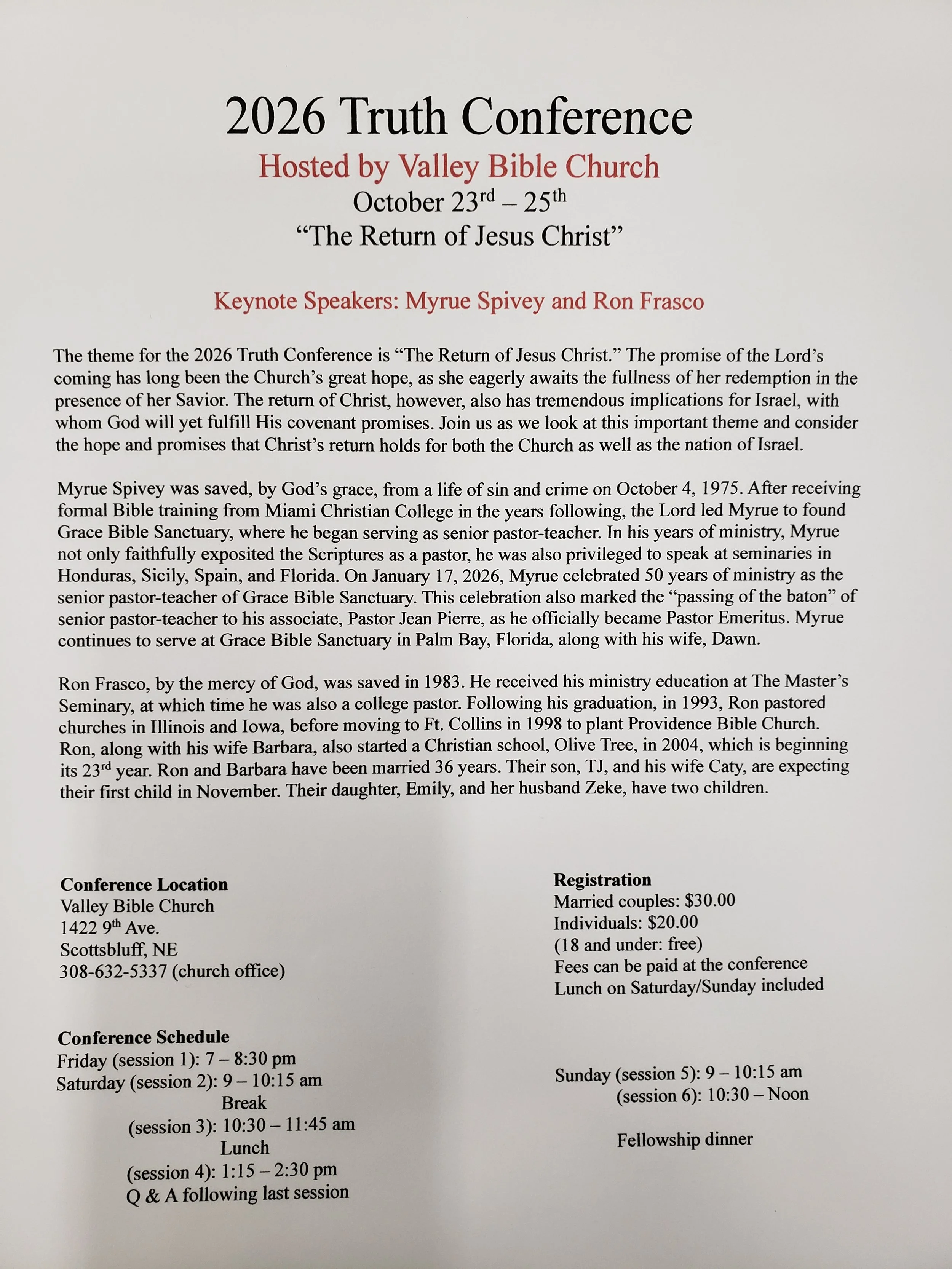 Truth Conference
