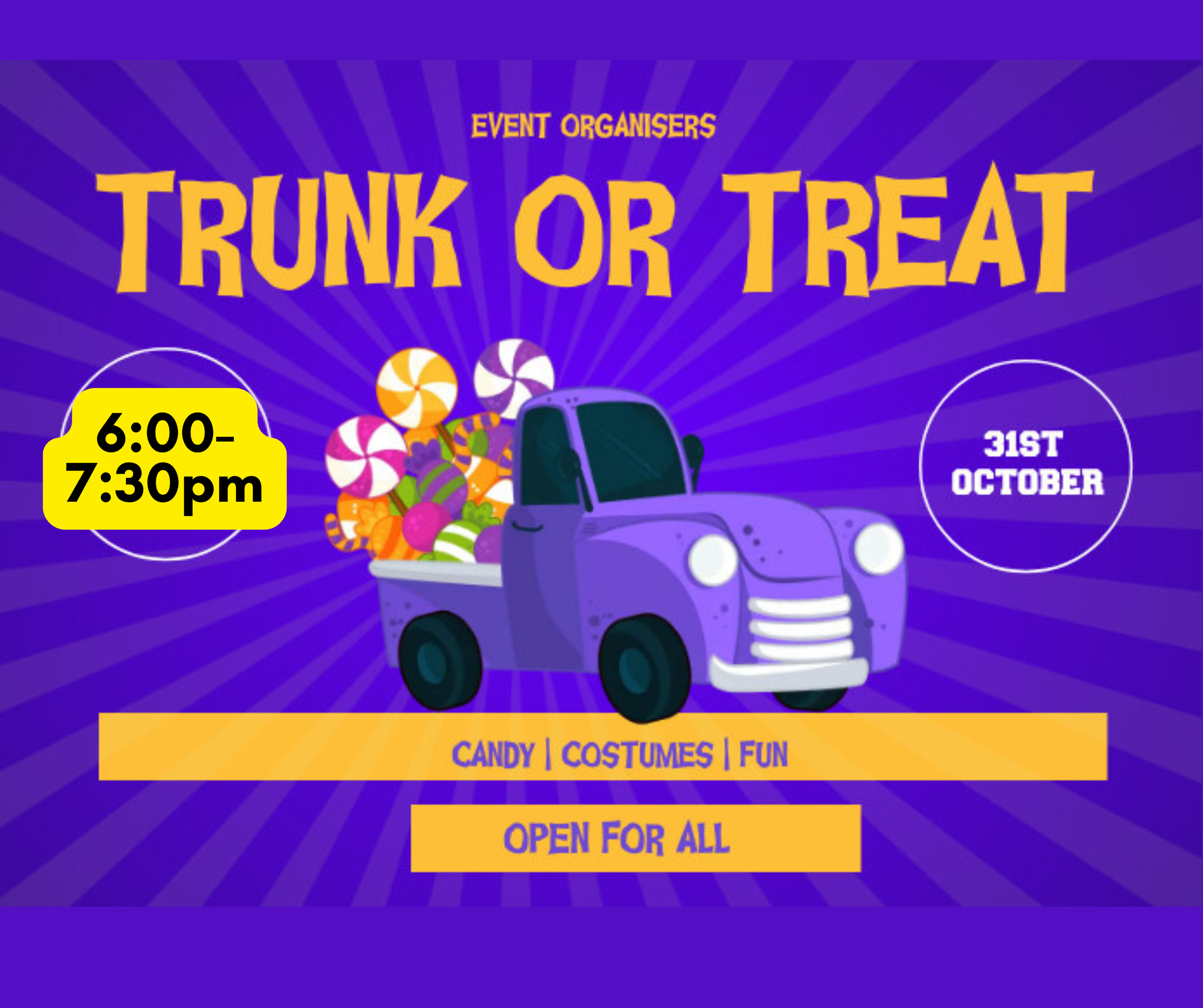 Trunk or Treat at Bethel Baptist