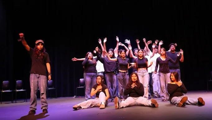 CONGRATS to our MSTMA students for two inspiring ensemble pieces presented last week at the Roosevelt HS Ct for the Performing Arts! Based on monologues written as part of our &ldquo;Art of the Monologue&rdquo; 7-week workshop, students performed (so