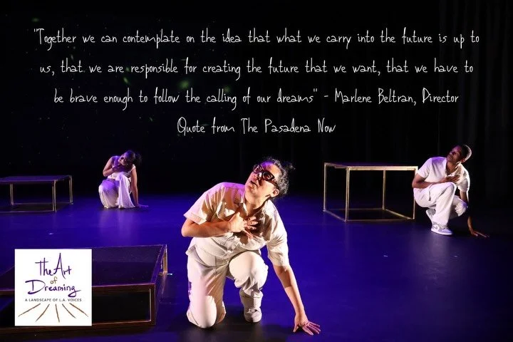 About...Productions&rsquo; original theaterwork &ldquo;THE ART of DREAMING&rdquo; premieres this weekend and is featured in an article for THE PASADENA NOW! The article features highlights on our four writer/performers, Catherine Dee HOLLY, Brandon R