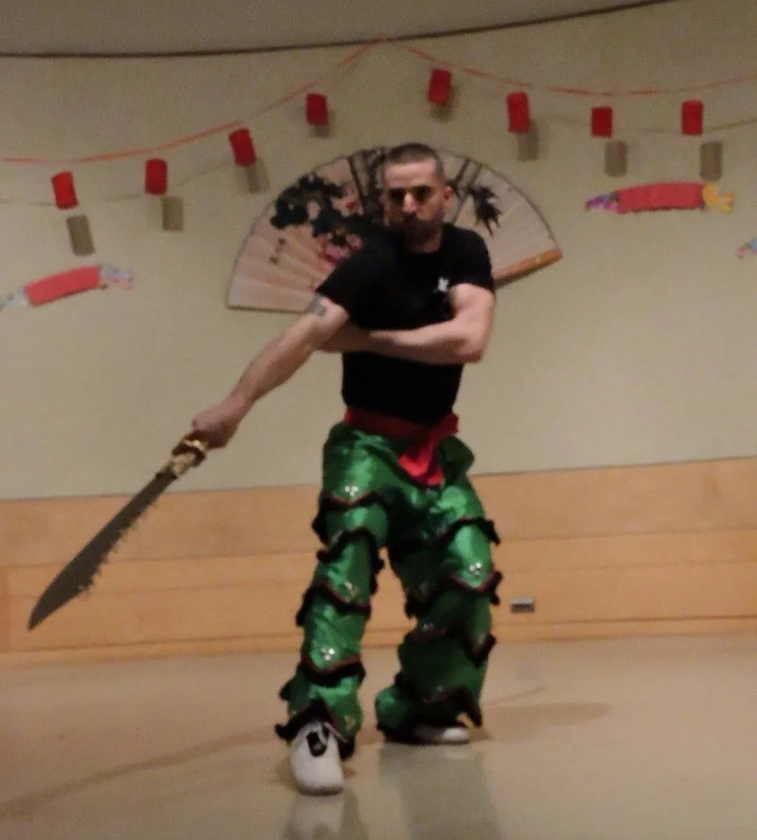 Training with traditional Chinese weapons. Why?