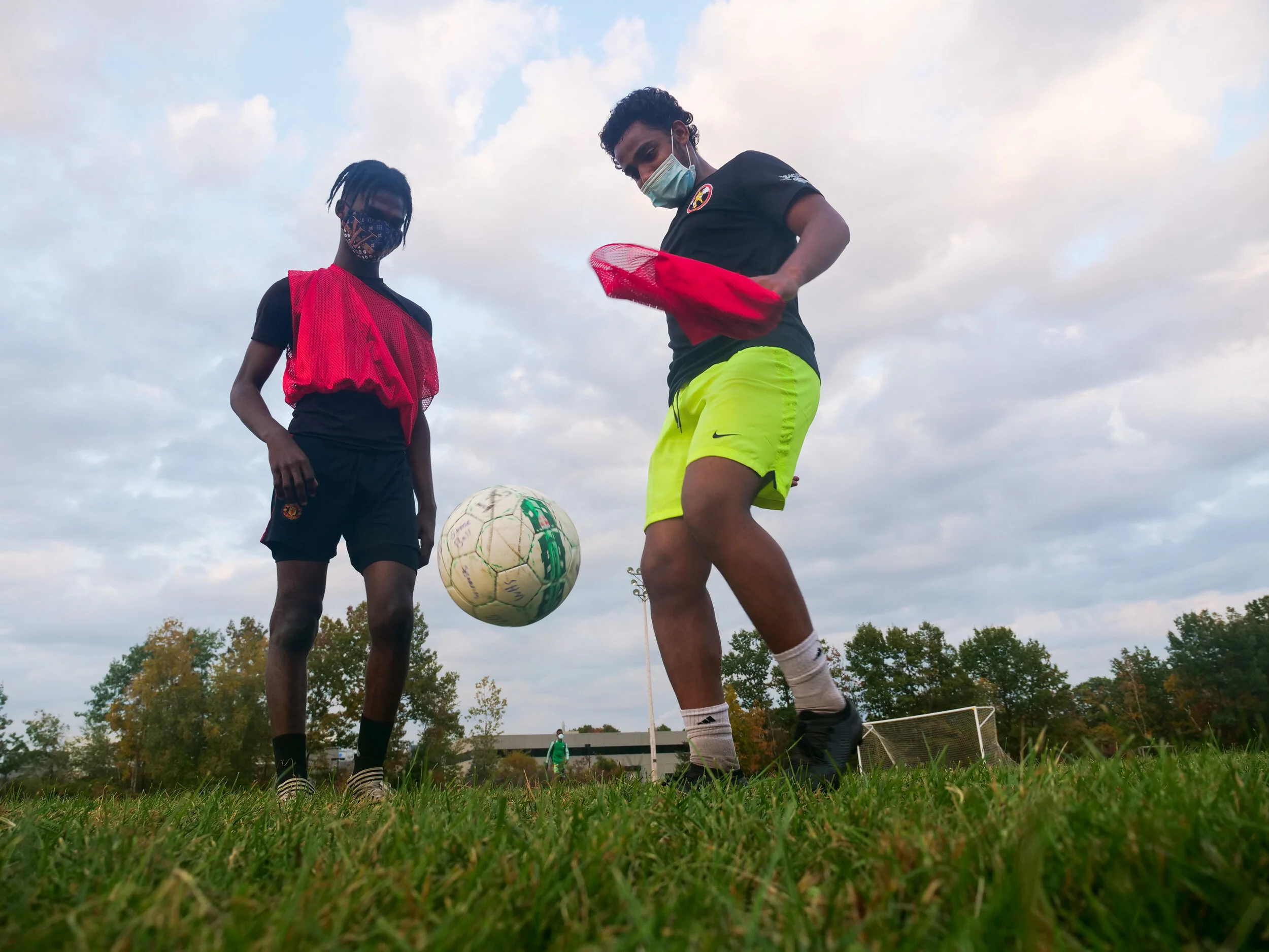 Winooski Soccer team plays pandemic ball, and loves it
