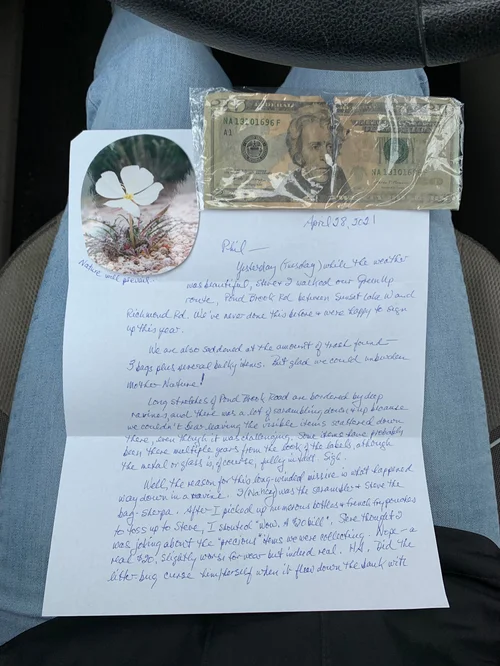 A letter sent to Hinesburg Selectboard Chair Phil Pouch from Hinesburg residents Nancy and Steve. ( Maddy Holden/Community News Service )