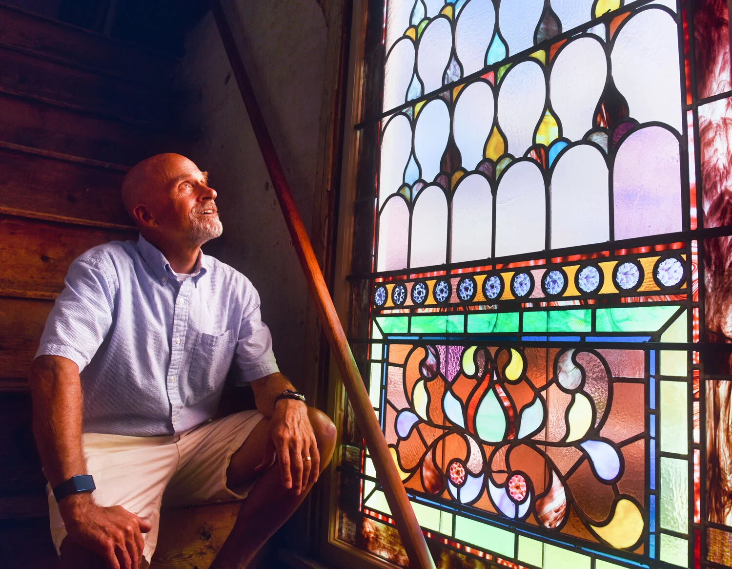 130-year-old stained glass gets restored at Waterbury’s oldest church
