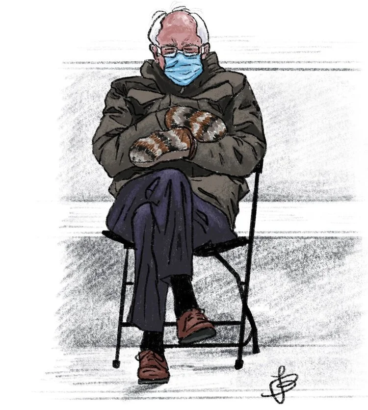 The mittens that spawned 1,000 memes