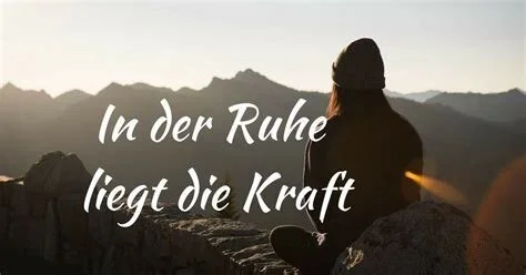 In der Ruhe liegt der Wert ...