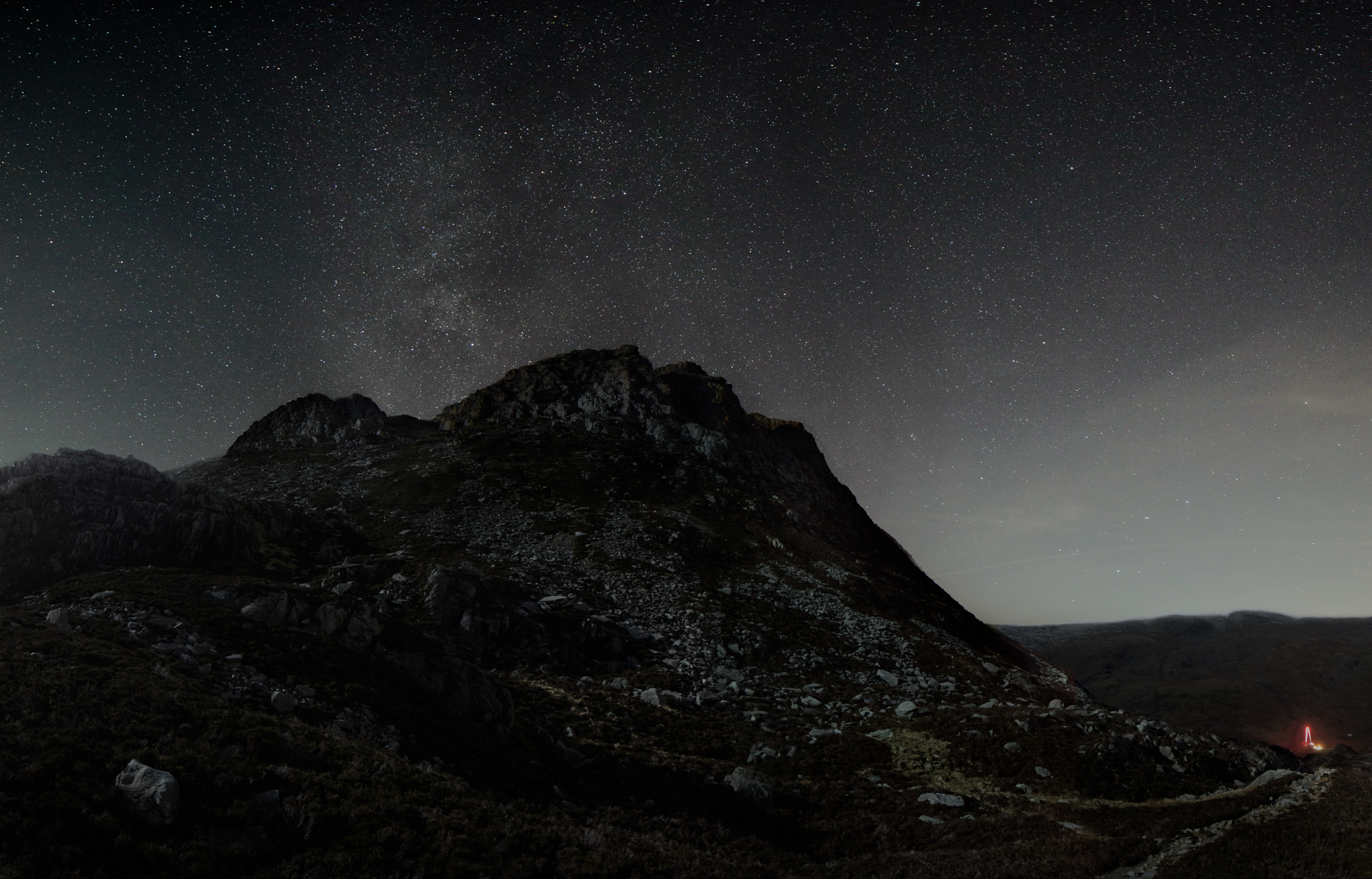 Tryfan under autumn skies
