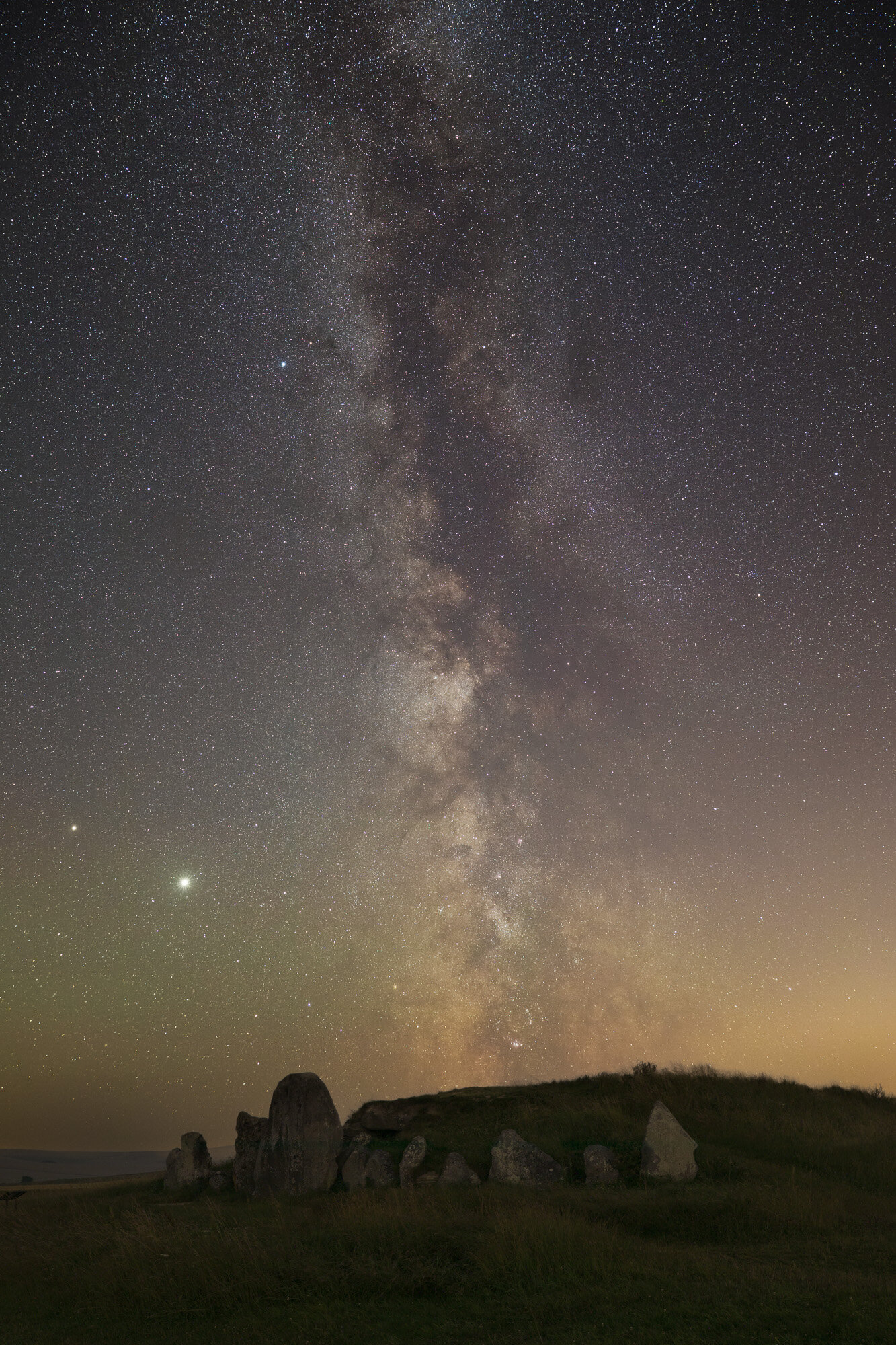 Milky Way over West Kennet Long Barrow