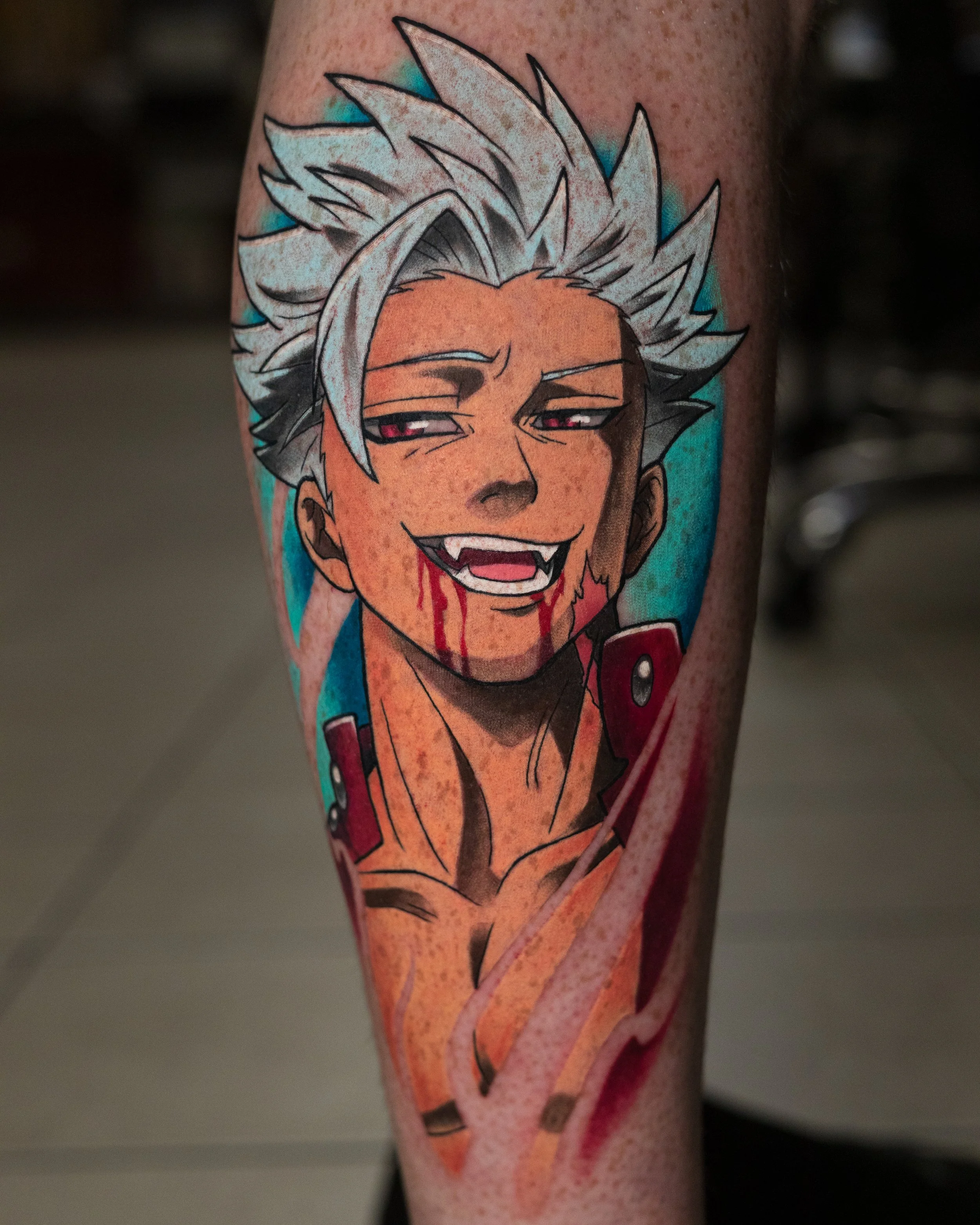 Ban Seven Deadly Sins Color Tattoo | David Exile