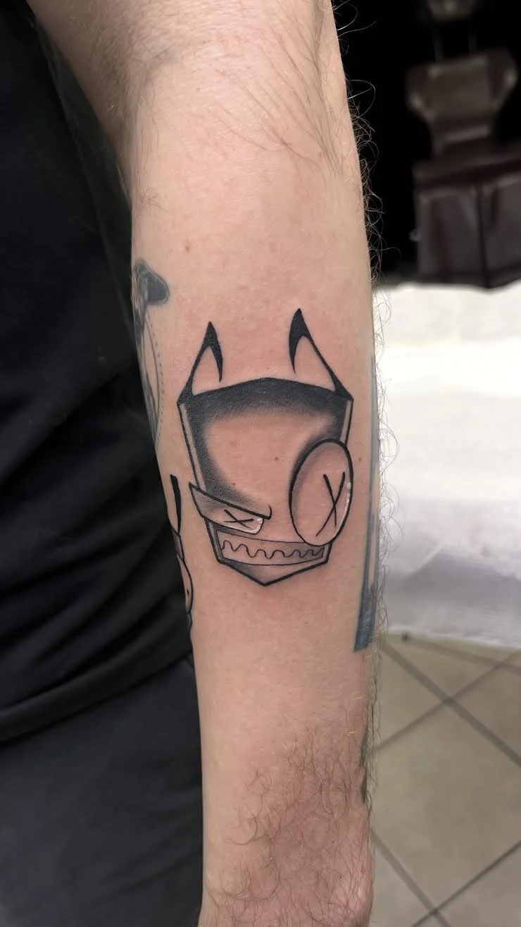 Invader Zim Tattoo | David Exile Chicago