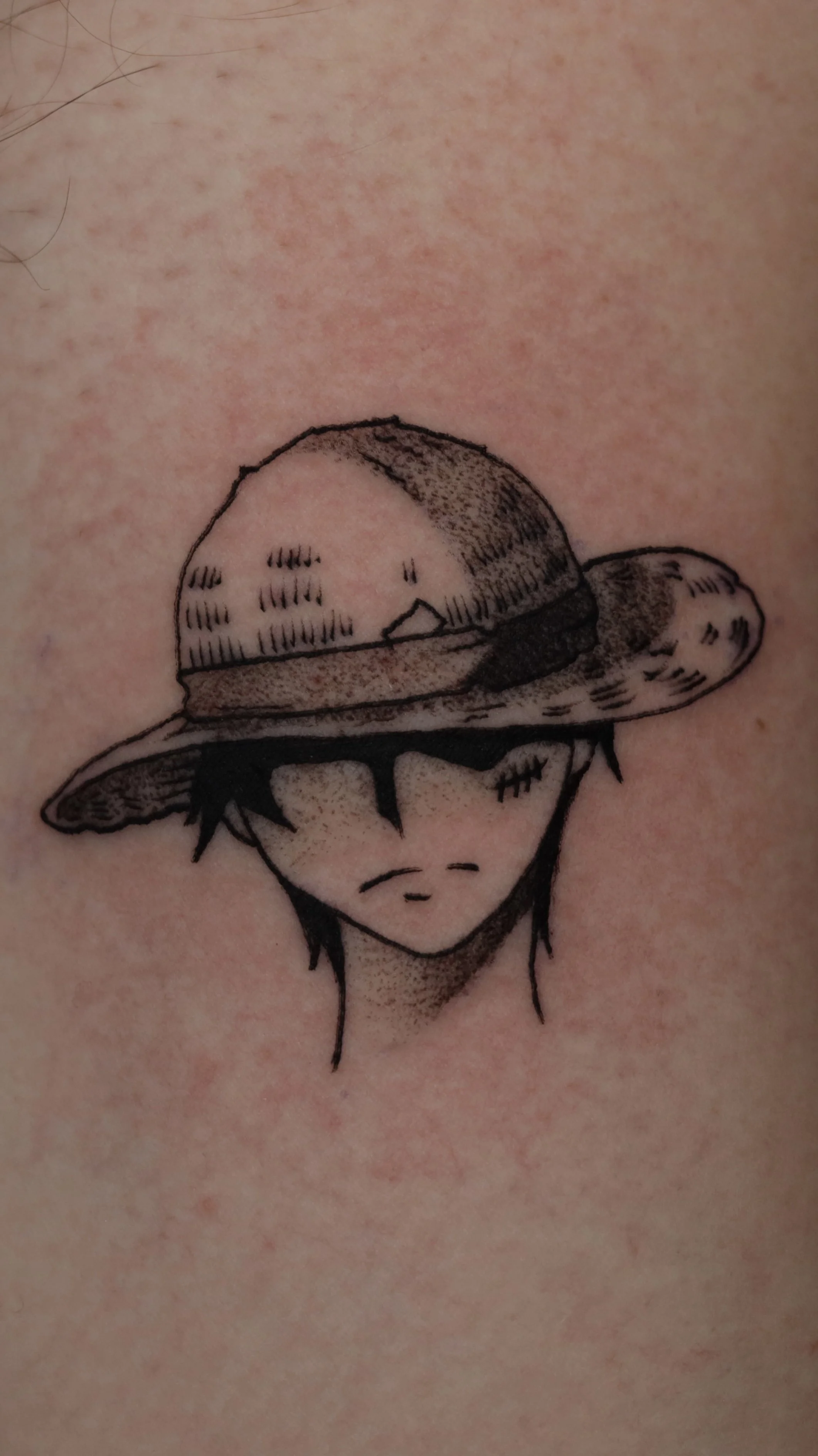 Luffy Straw Hat One Piece Tattoo | David Exile