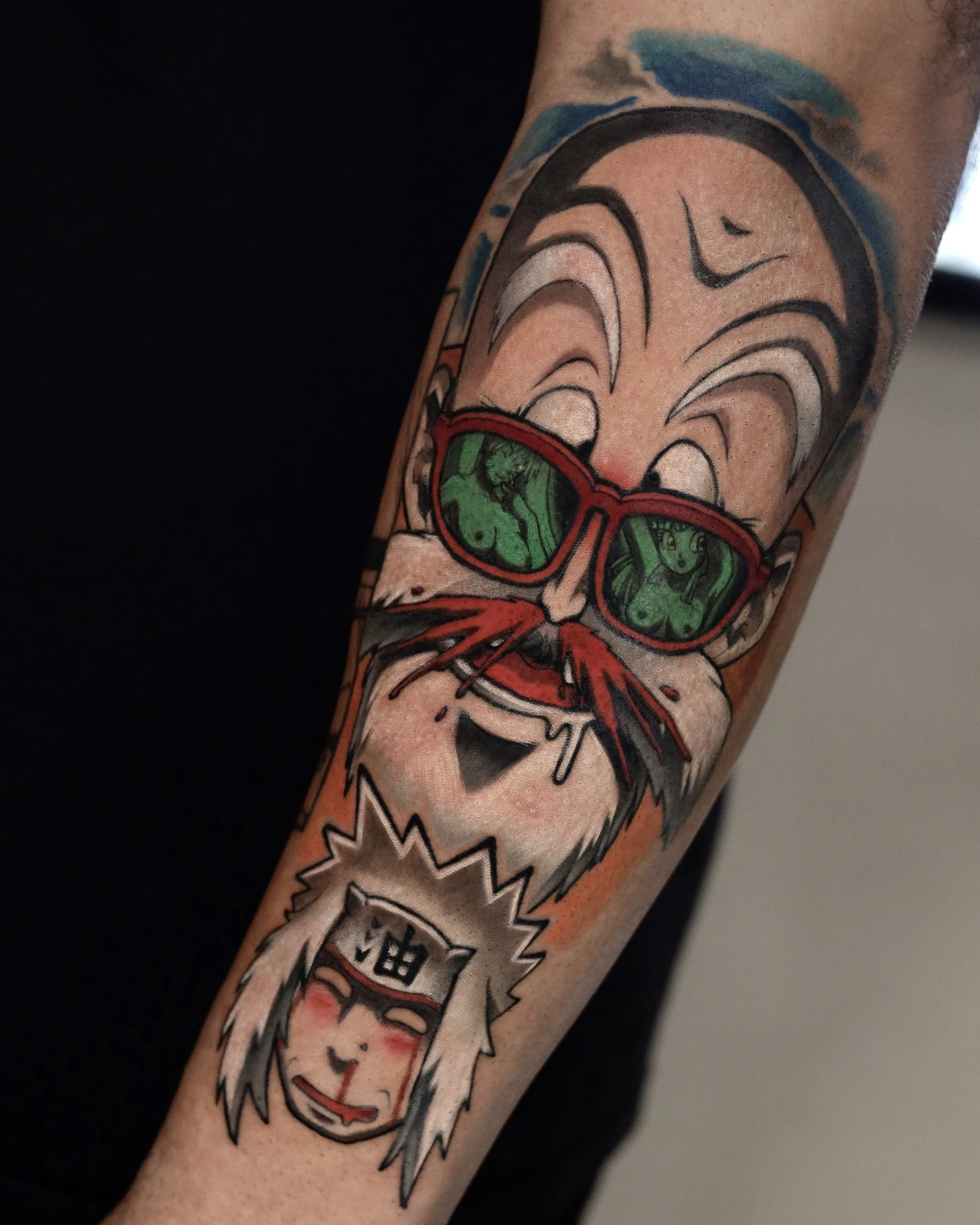 Master Roshi & Jiraiya Tattoo | David Exile