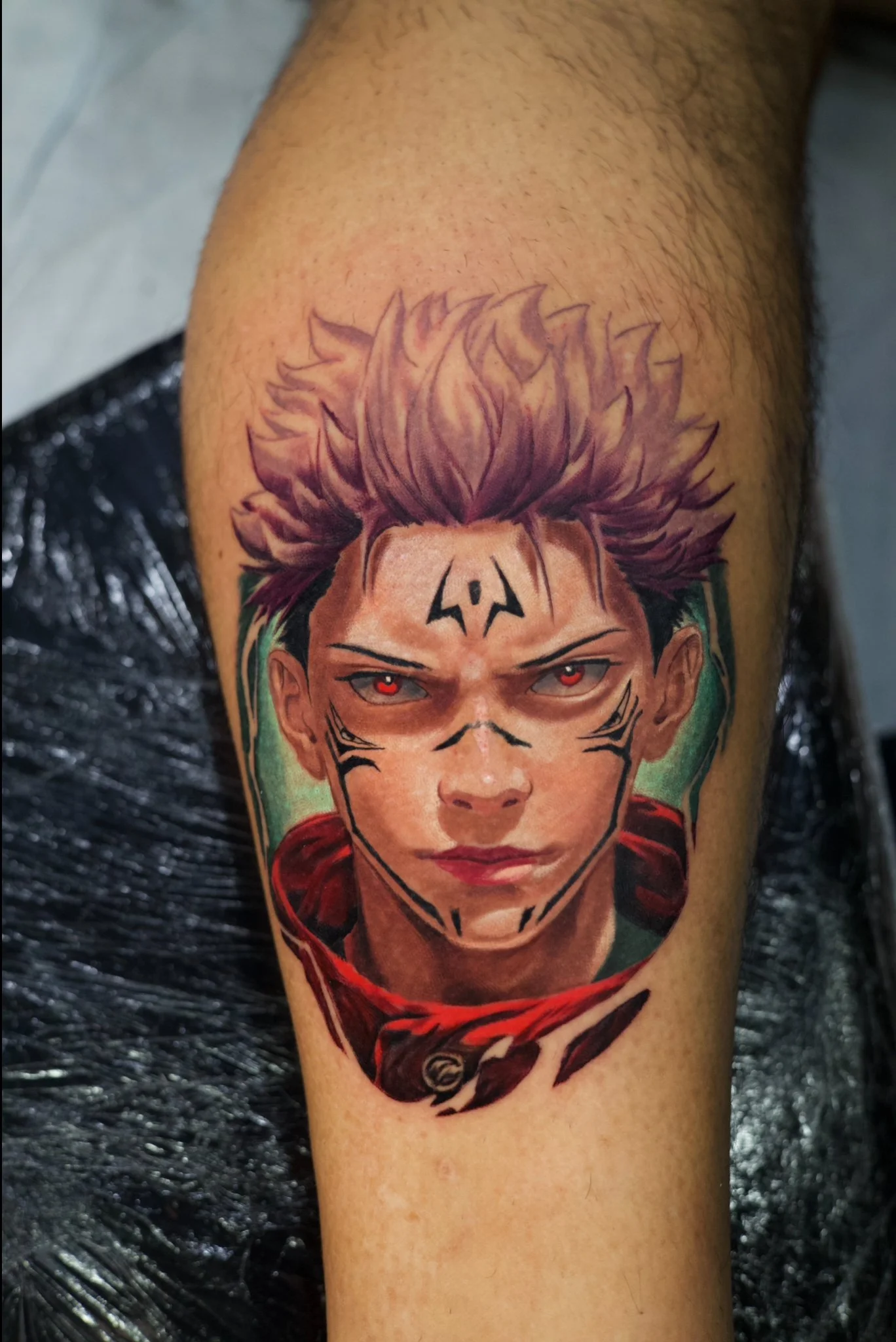 Sukuna Color Portrait Jujutsu Kaisen | David Exile