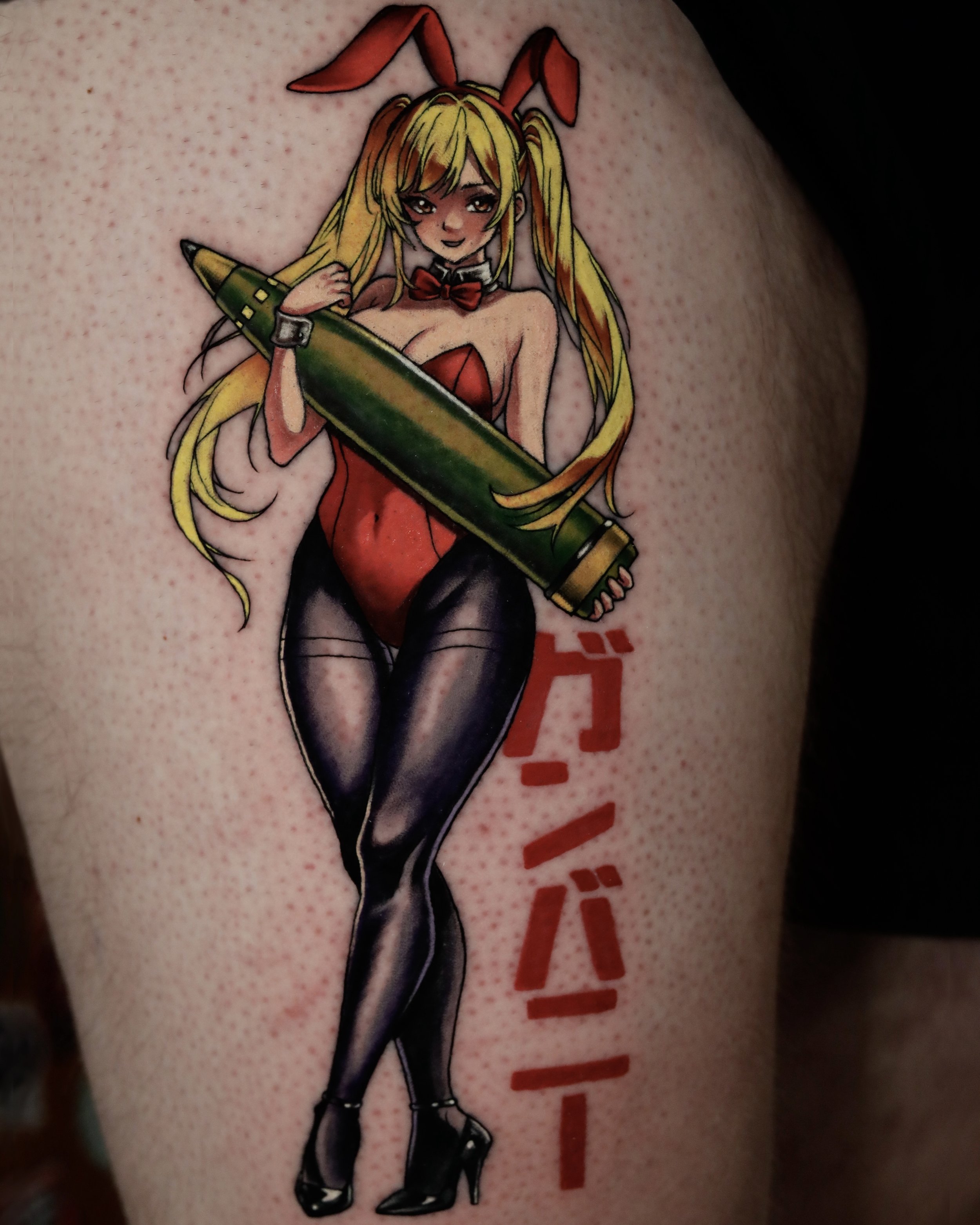 Bunny Girl Anime Tattoo | David Exile Chicago