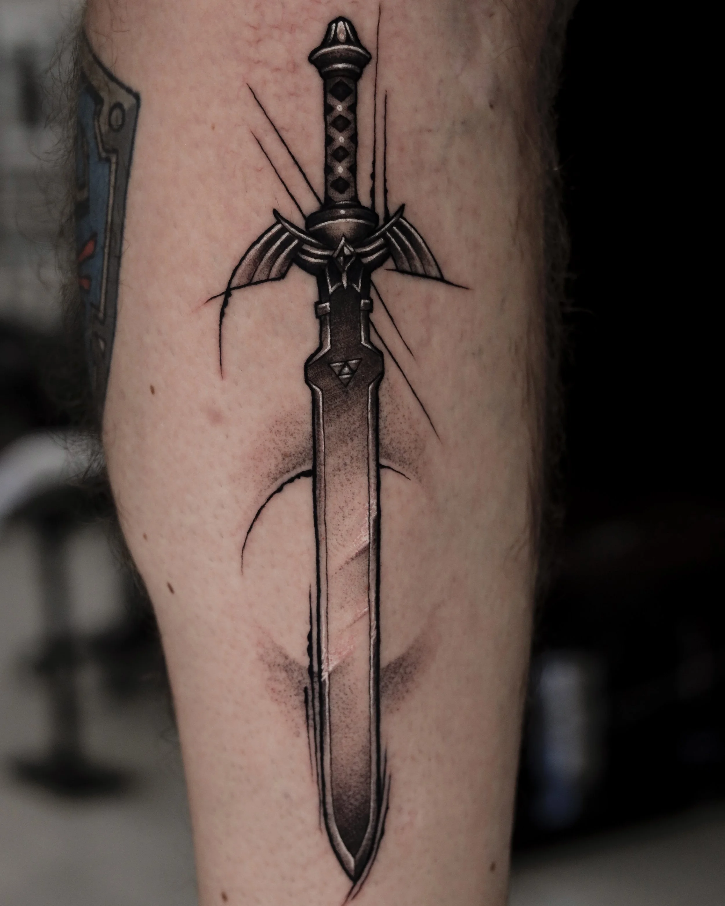 Master Sword from Legend of Zelda Tattoo | David Exile