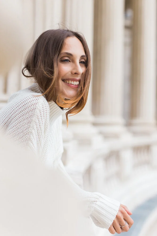 Shooting Davia au Palais Longchamp