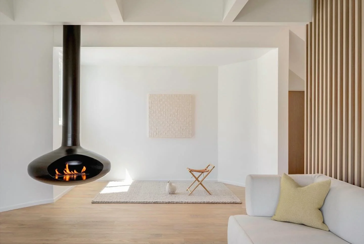 It&rsquo;s the weekend, time to unwind.
.
Living room @ Sherman Oaks renovation.