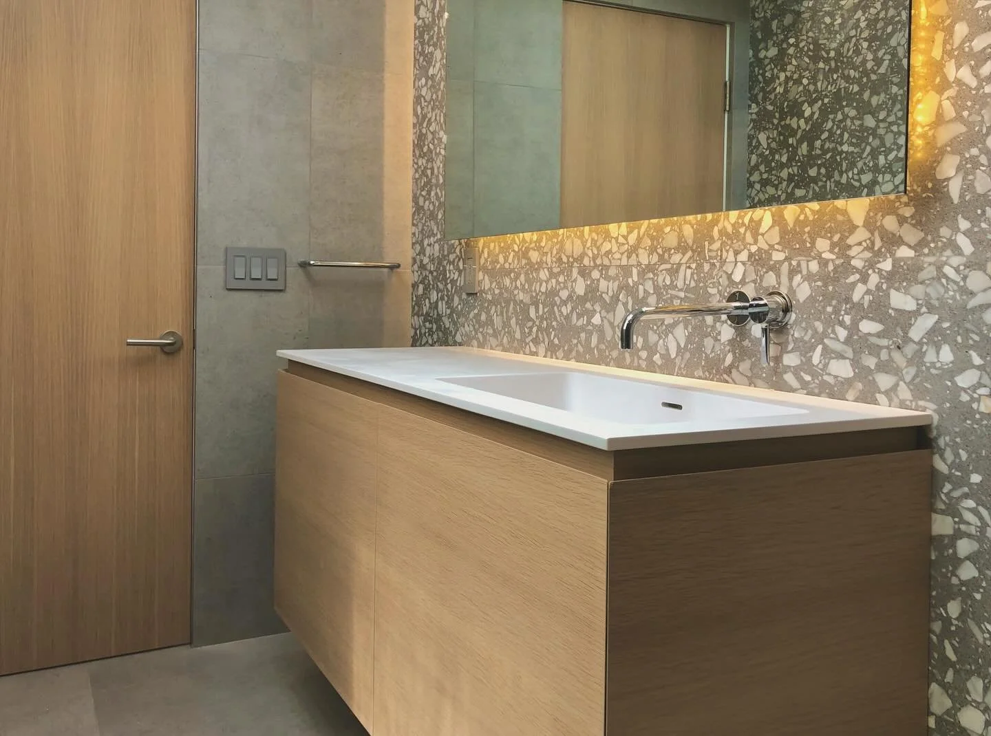 Terrazzo &amp; rift cut white oak - The perfect pair 🫶🏼✨