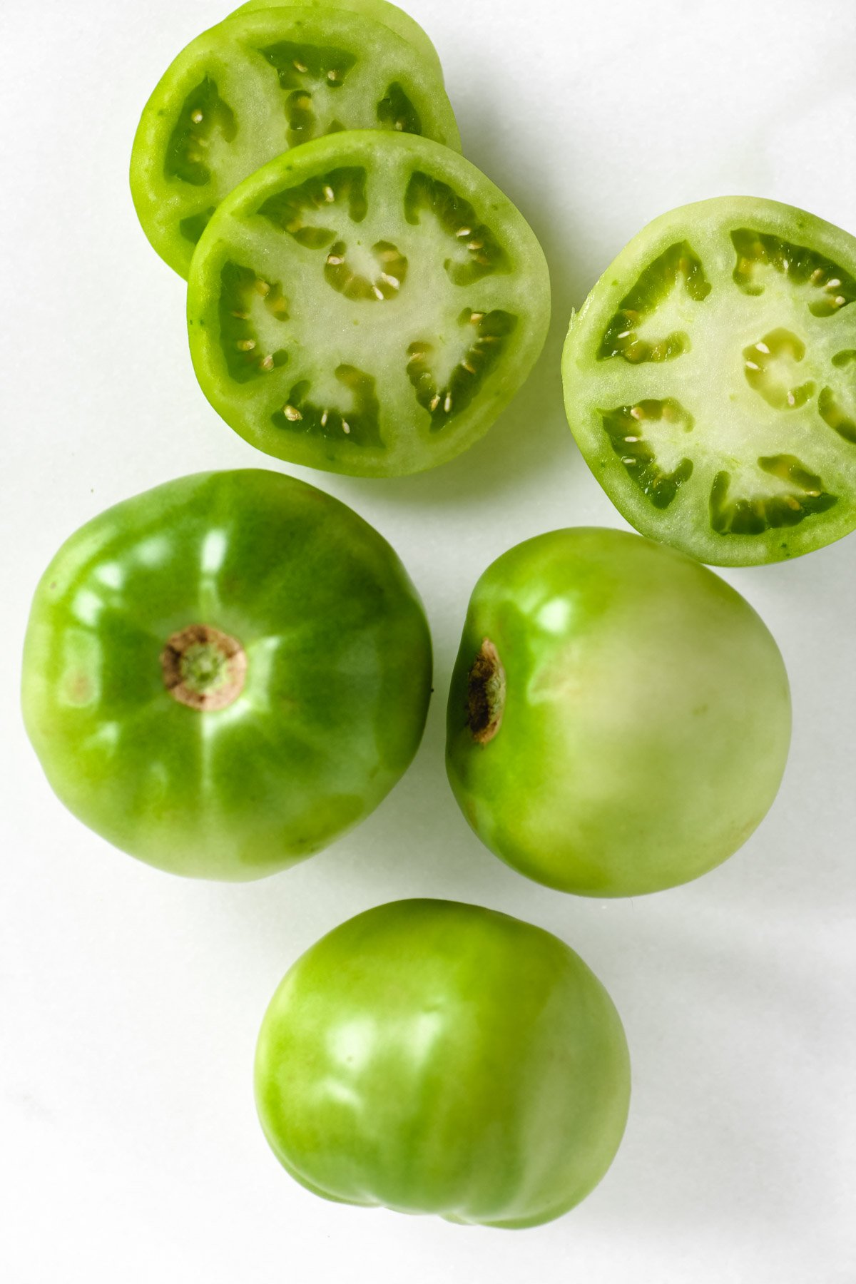 Mixed Greens with Fried Green Tomato Croutons and Crispy Jalapeños + How to Pickle Your Tromboncino Squash