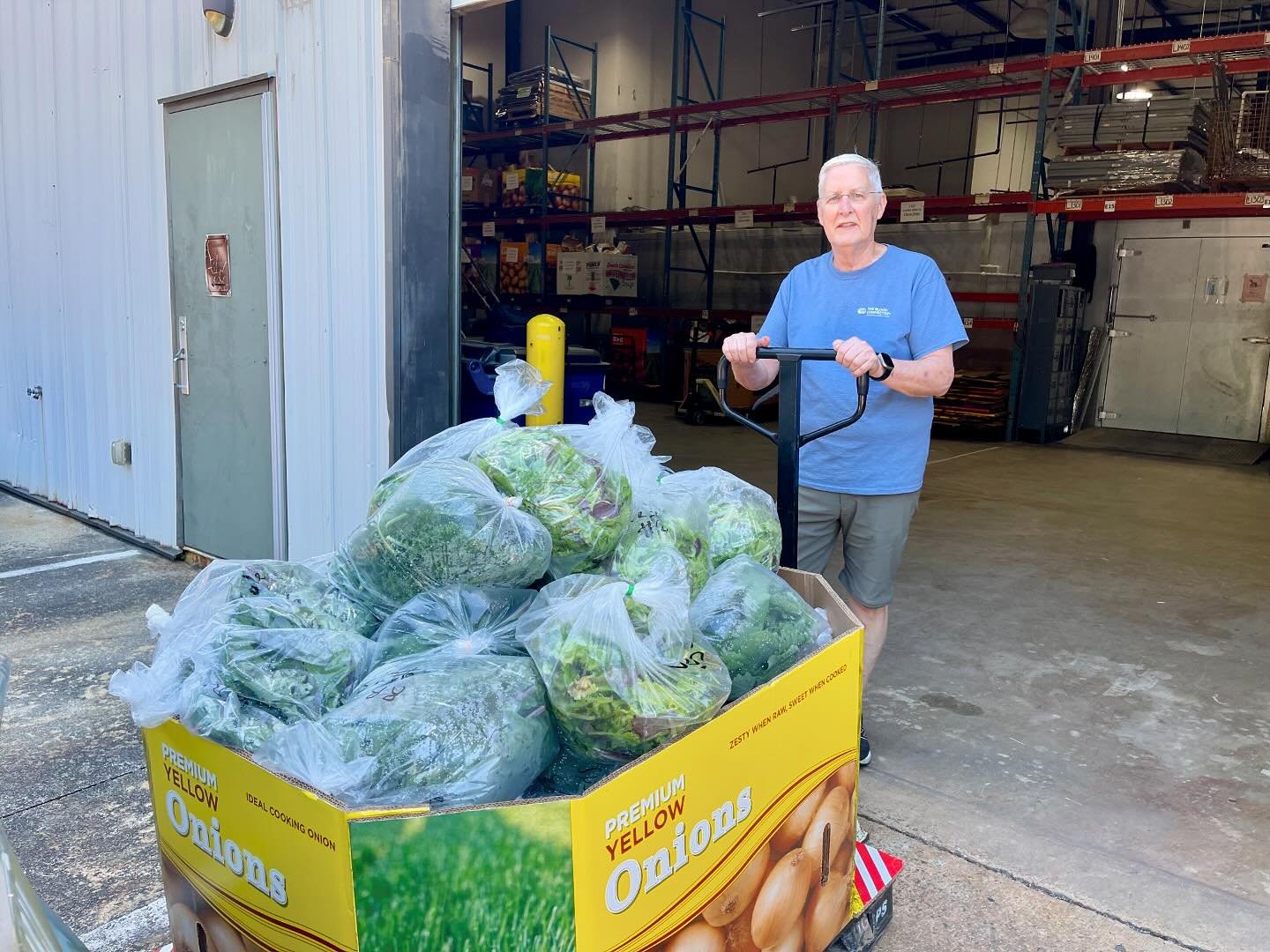 This is what 121# of food looks like! We are honored to partner with @cporaleigh to supply healthy, nutrient dense produce for their Food Pantry Services through our Farmshare program. Families who visit receive a week&rsquo;s worth of groceries and 