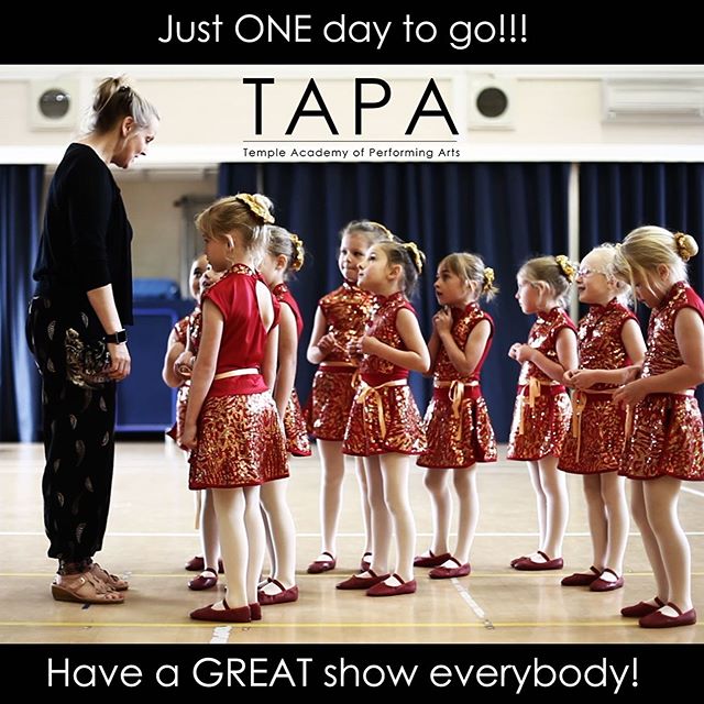 Nearly there! See you @stagsevenoaks later today for dress run. #bromley #dance #showtime #sing #act #perform