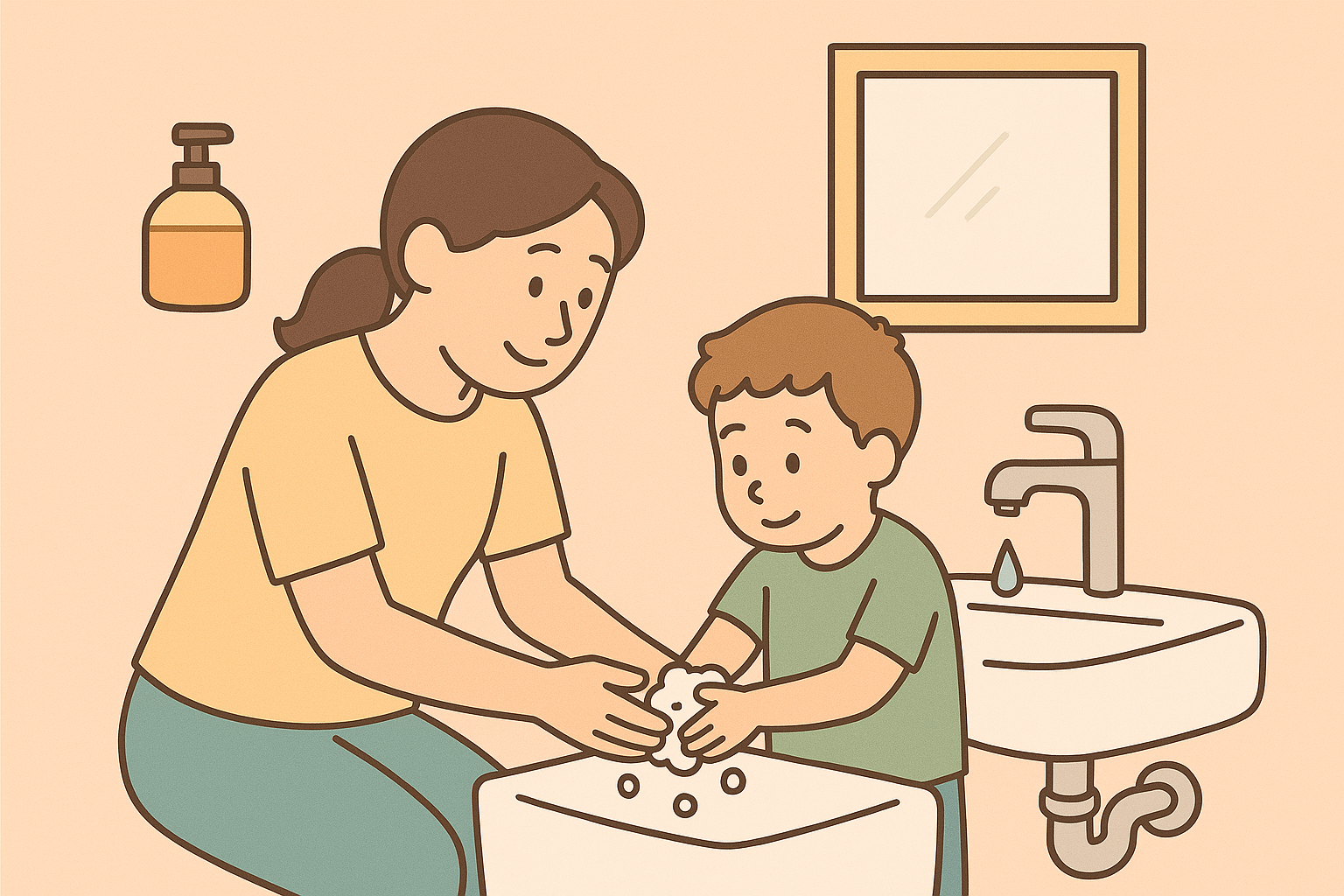 Teaching Kids to Wash Hands the Fun Way