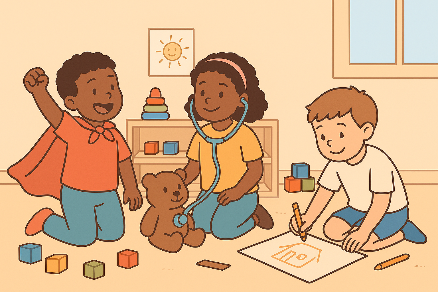 How Imaginative Play Builds Brainpower