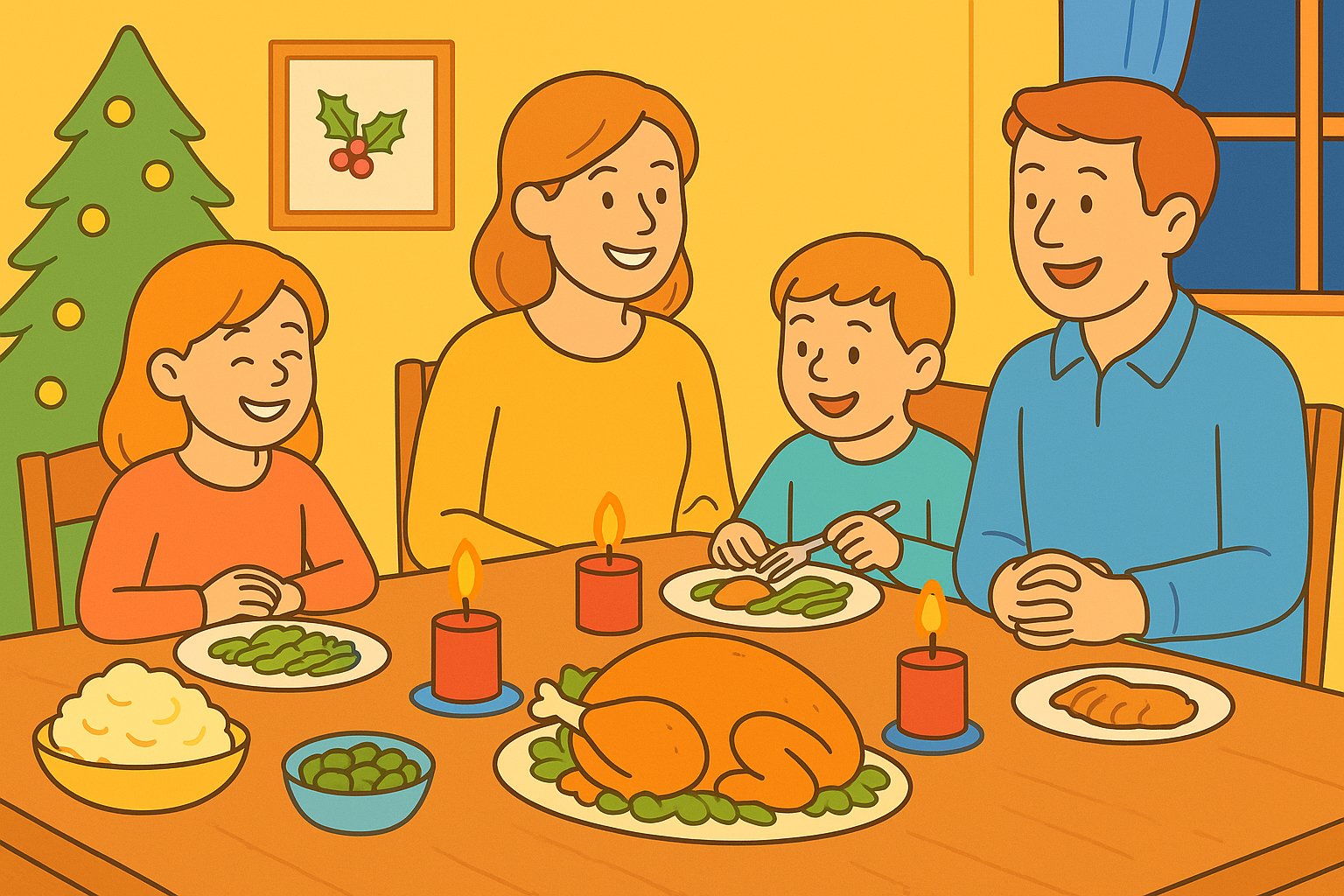 Mindful Family Feasts: Reducing Holiday Stress Together